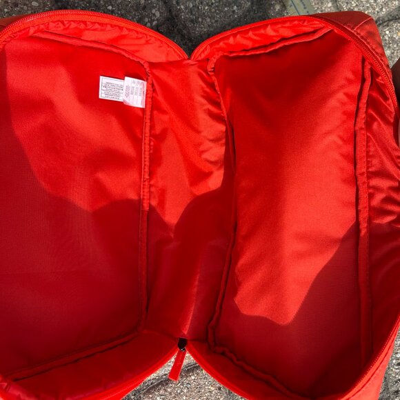 Nike Classic Style Orange Sneaker Shoe Box Zipper Travel Bag Clean - Picture 11 of 12